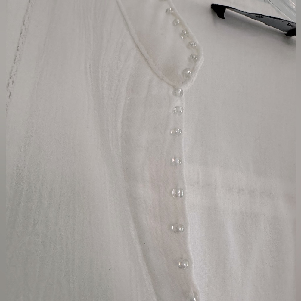 Tuckernuck Pomander Place White Ophelia Mini Dress Coverup Coastal Minimalist - Picture 11 of 11
